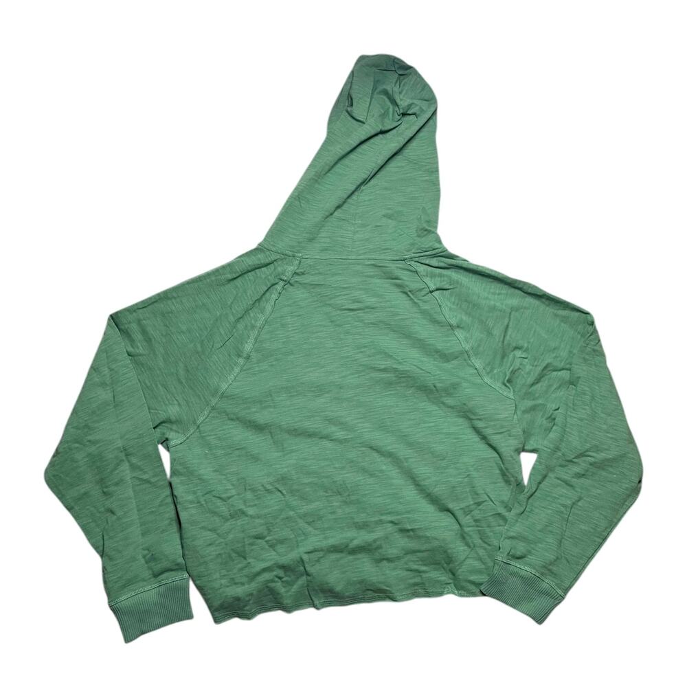 Victoria's Secret PINK Summer Lounge Cotton Zip-Up Hoodie Forest Pine Size Large - Picture 2 of 3